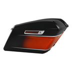 Hard Saddlebags for Harley Street Glide (2014–2023) Sunset Orange/Black Fade
