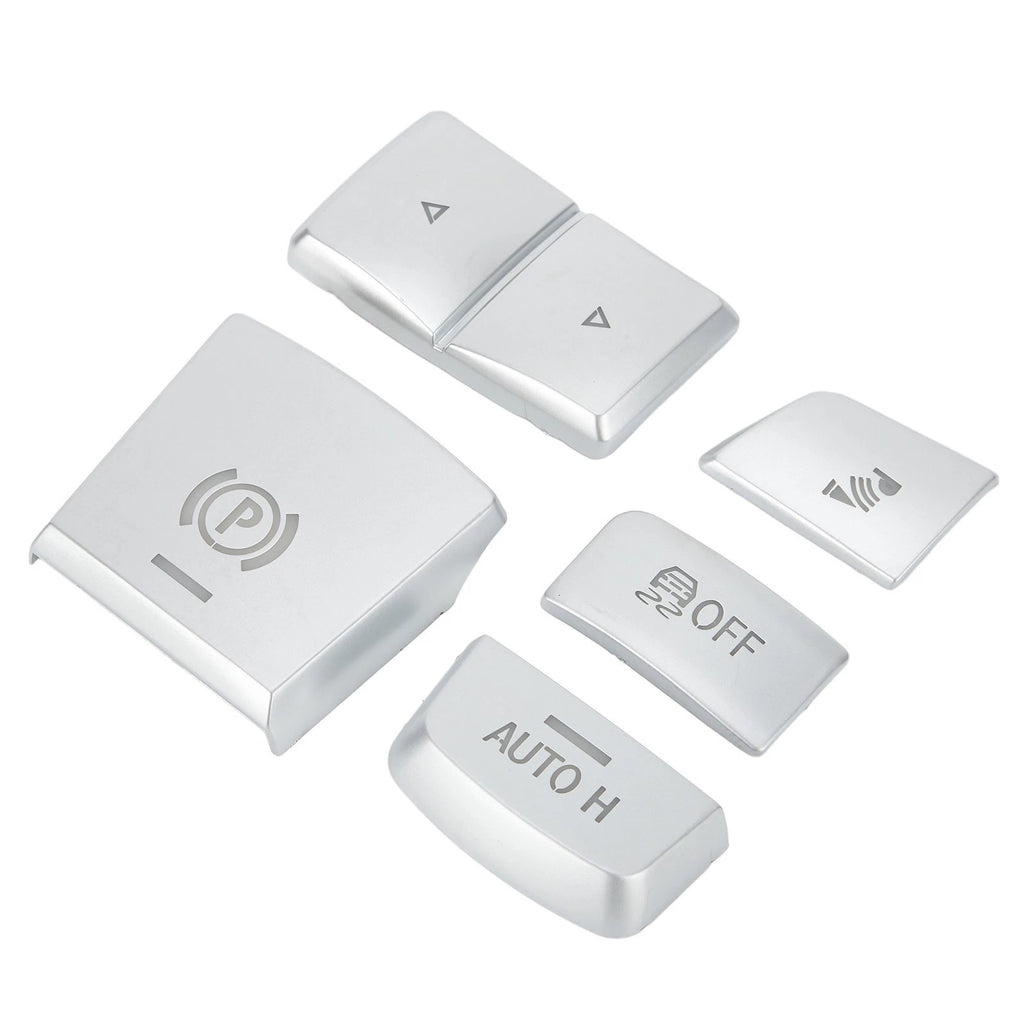 5pcs Handbrake Gear Shift Panel Switch Cover for Ford Mustang (2015–2023)