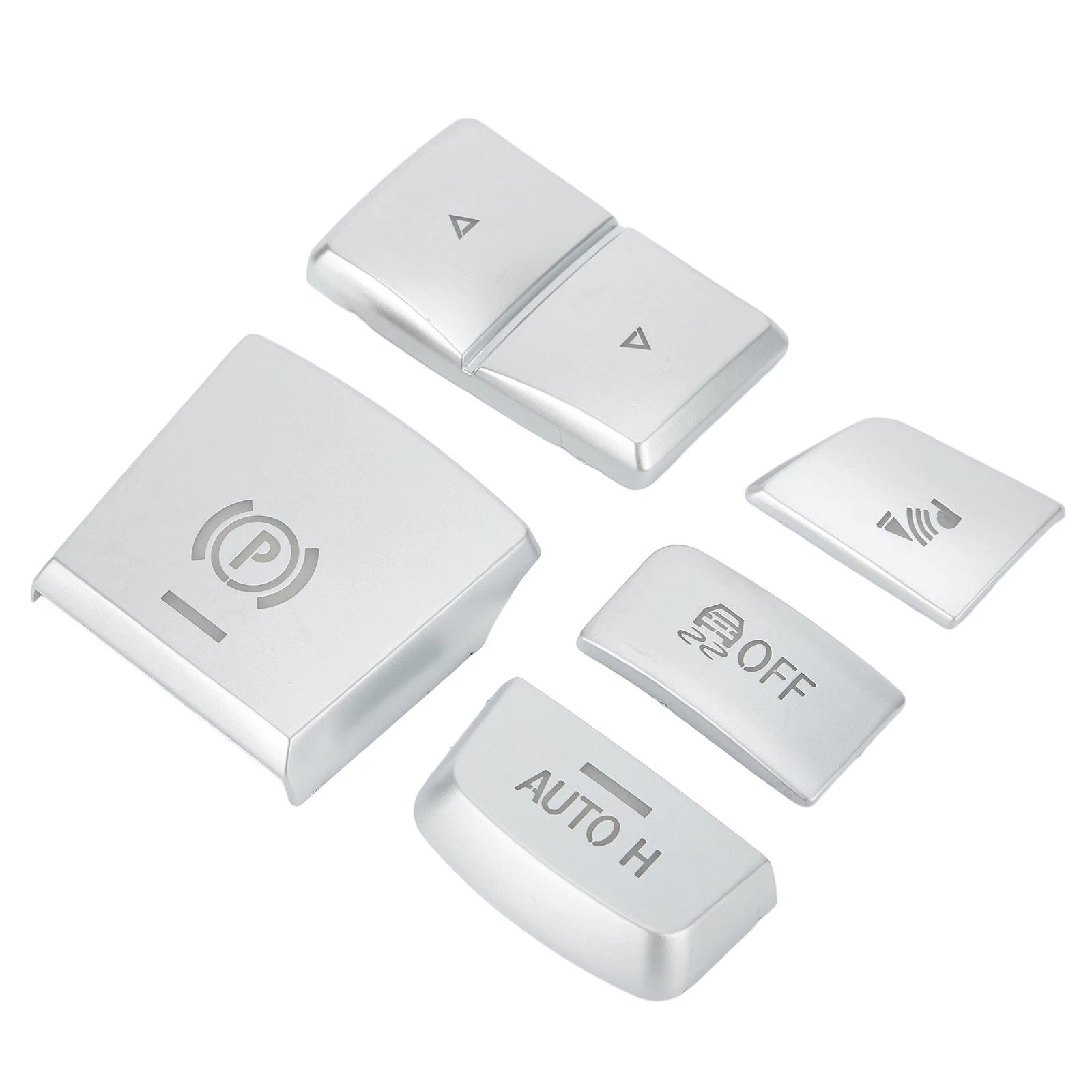 5pcs Handbrake Gear Shift Panel Switch Cover for Ford Mustang (2015–2023)