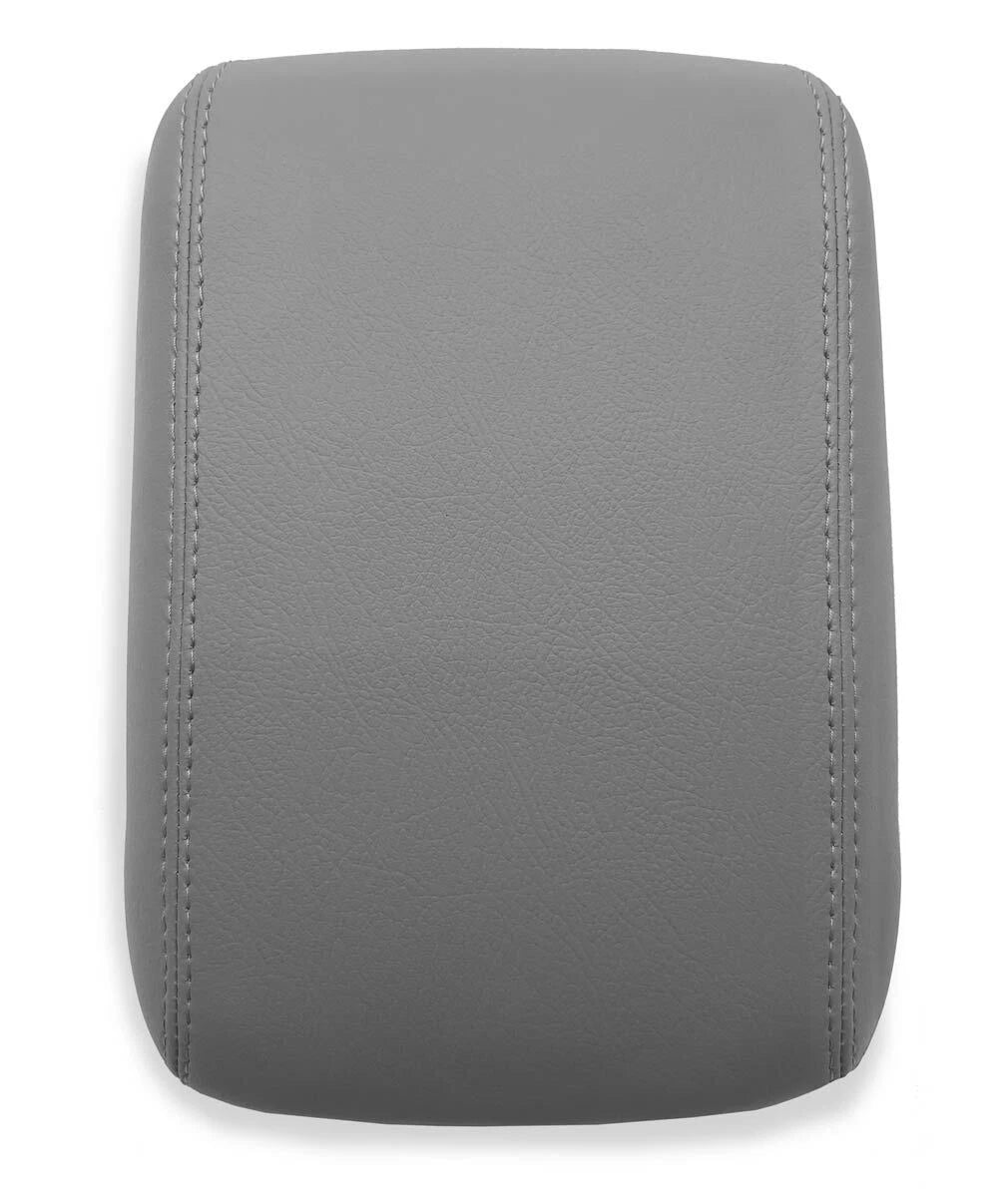 Center Console Lid Armrest Cover for Honda CR-V (2017–2021) Gray PVC Leather