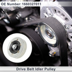 Drive Belt Idler Pulley for Toyota Corolla (2002–2009) No. 1660327011