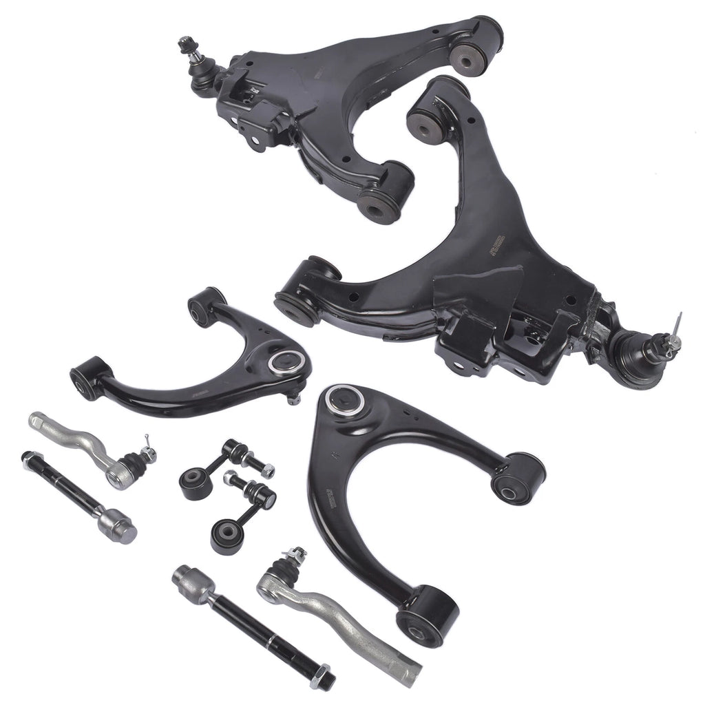 Set of 2 Front Upper Lower Control Arms for Toyota Sequoia Tundra (2008–2019)