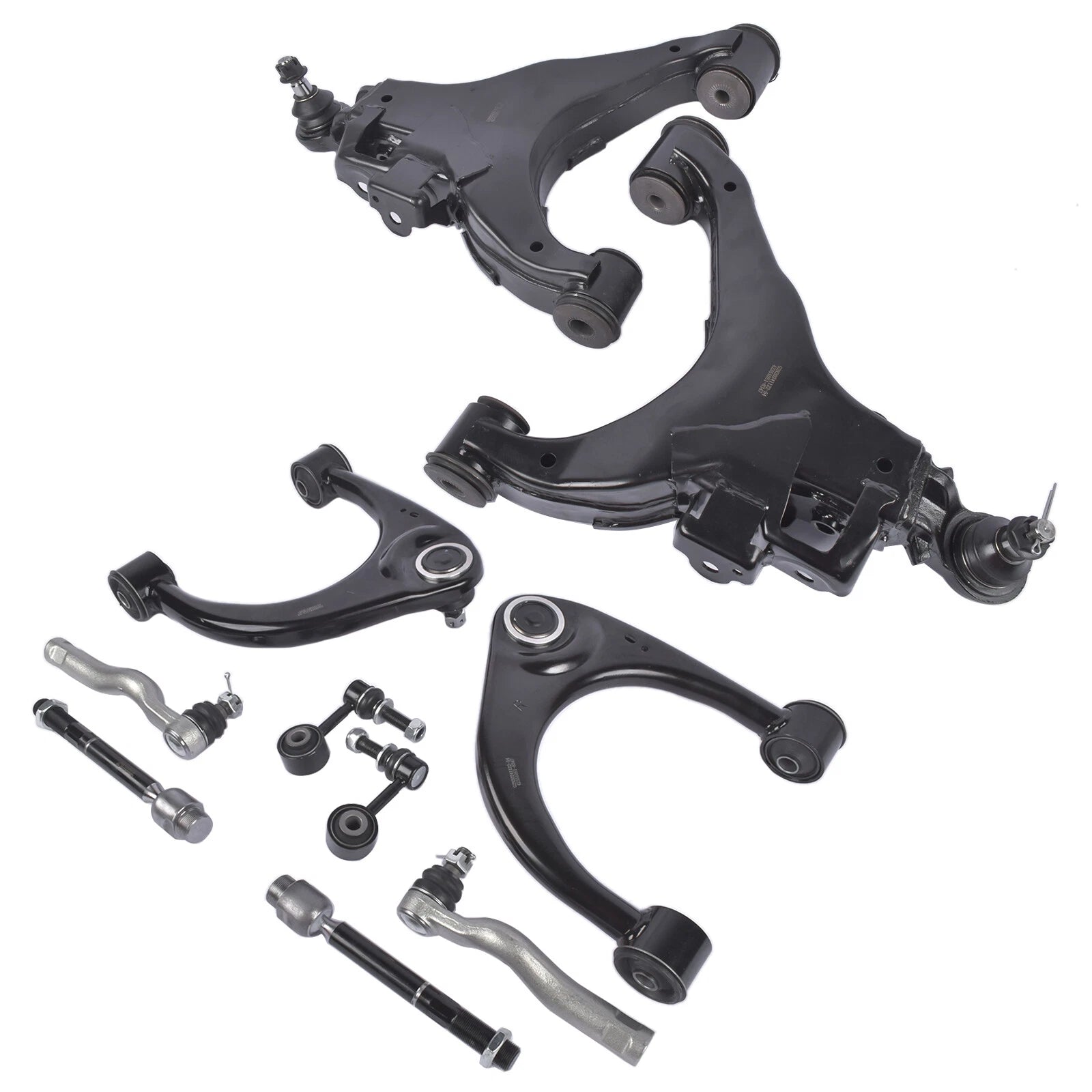 Set of 2 Front Upper Lower Control Arms for Toyota Sequoia Tundra (2008–2019)