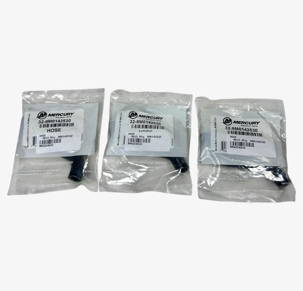 Set of 3 Marine Hoses for Mercury (OEM) 8M0142530