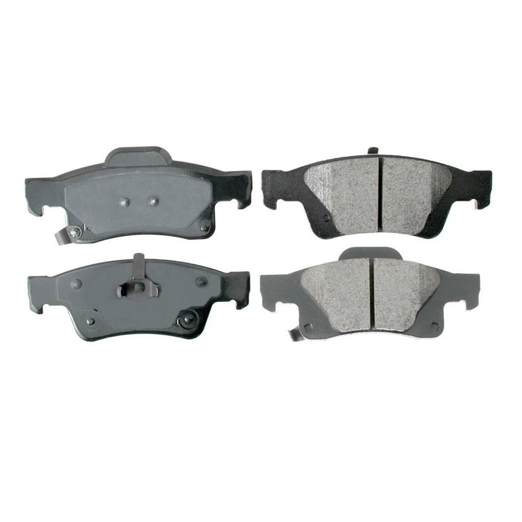 Rear Brake Kit Set of 4 Drilled Slotted 330mm Rotors Akebono Pads for Dodge Jeep