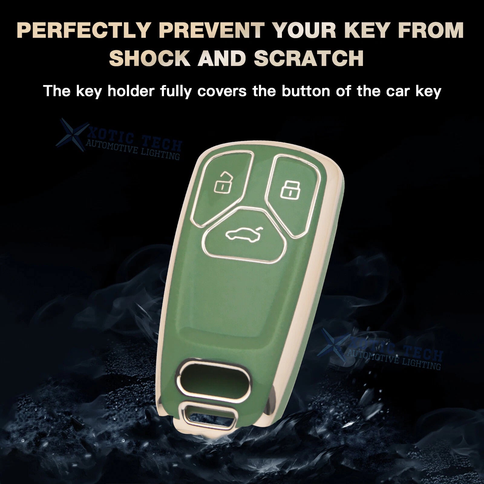 Smart Key Fob Cover for Audi A4 Q5 A6 S7 A8 (2017-2024)