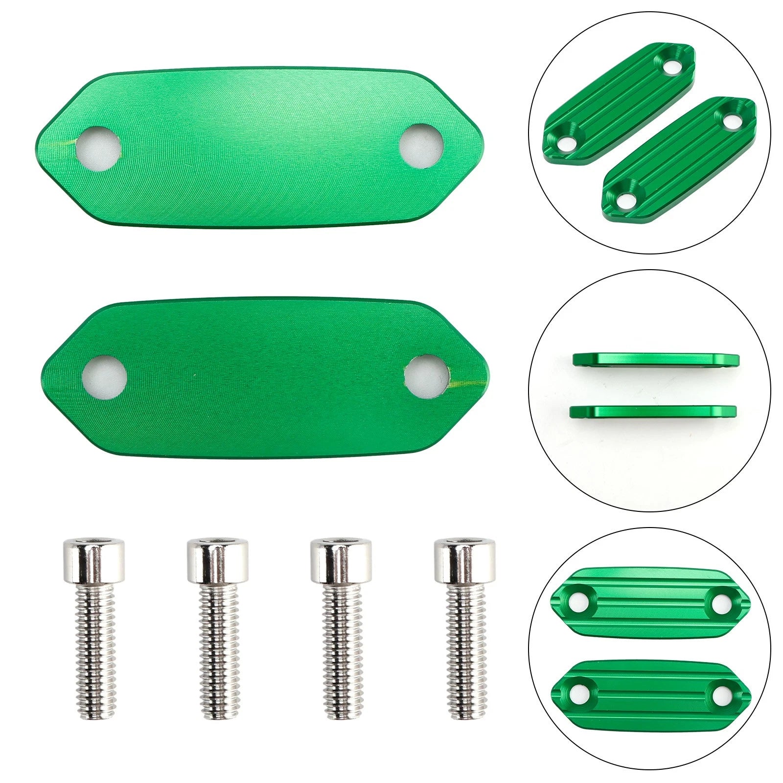 Mirror Delete Block Off Plates for Kawasaki Ninja 125/250/SL/300/400/650