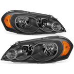 Halogen Headlights for Chevrolet Impala Monte Carlo (2006–2016) - Black/Amber