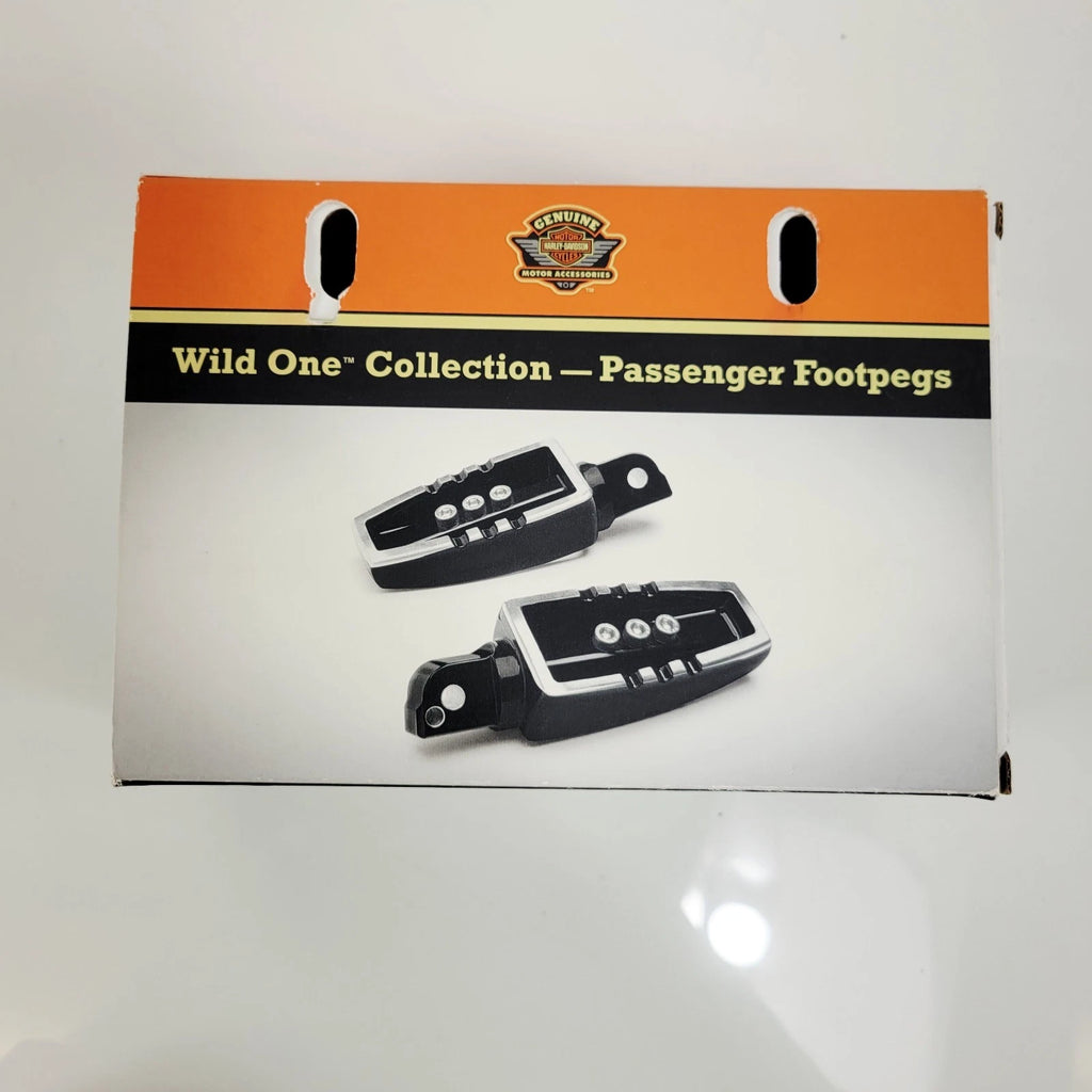 OEM Wild One Passenger Footpegs for Harley-Davidson (2021–Present) Gloss Black