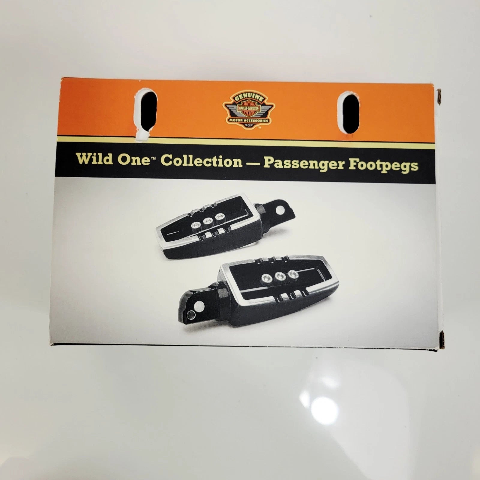 OEM Wild One Passenger Footpegs for Harley-Davidson (2021–Present) Gloss Black