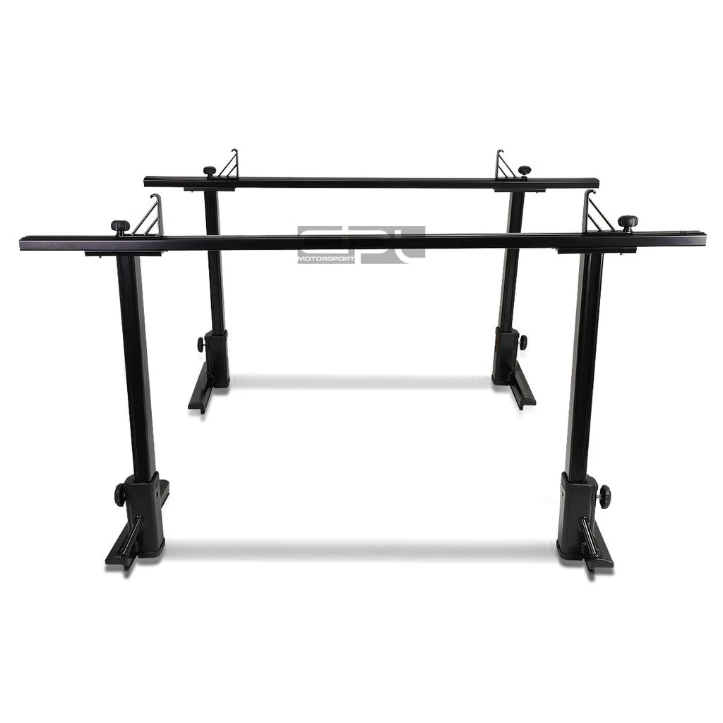 Adjustable Dual Bar Aluminum Pickup Bed Kayak Utility Rack Carrier for Truck