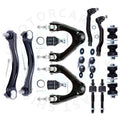 Set of 14 Front Upper Control Arm Tie Rod Ends for Honda Accord (1990–1993)