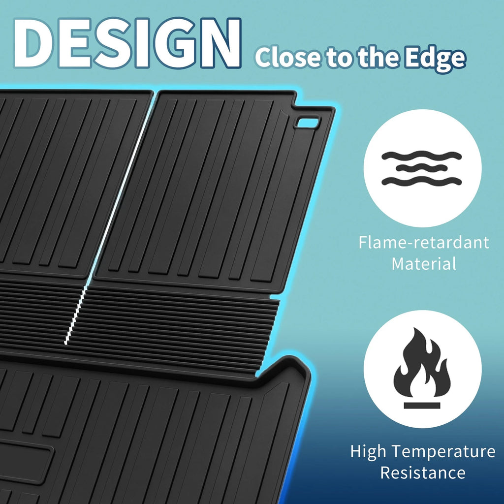 Flat Face Cargo Liner Rear Trunk Mat for Nissan Pathfinder (2024–2025) TPE