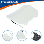 Front Car Bumper Tow Hook Cover for Mercedes-Benz CLA250 (2014-2019) White