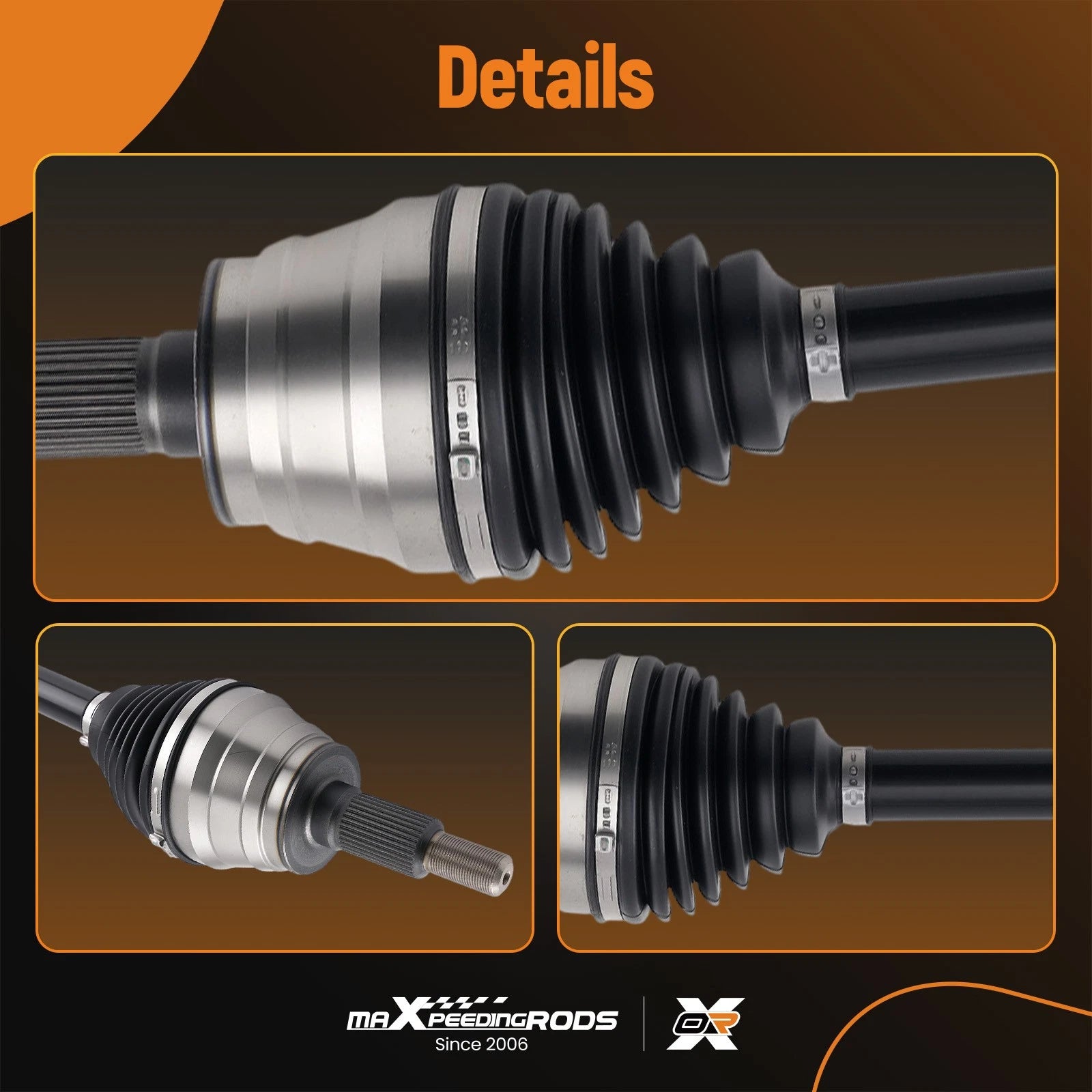 Front CV Axle Shaft for GMC Chevy Silverado Sierra 1500 2500 3500 (4WD)