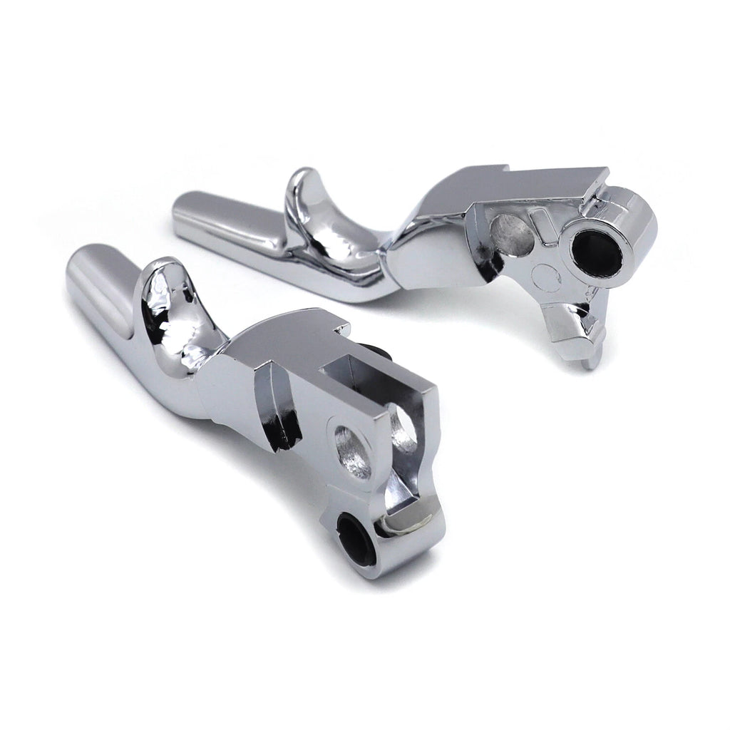 Smooth Shorty Brake Clutch Levers for Harley XL (1996–2003), Softail (1996–2007), Touring (1996–2012)