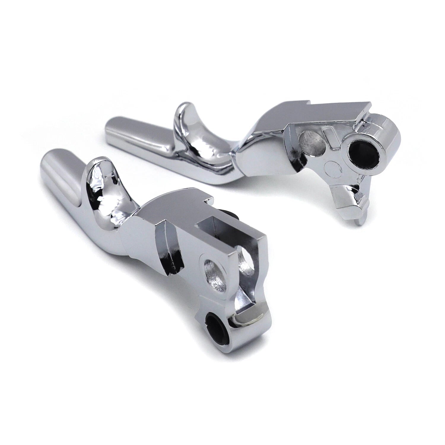 Smooth Shorty Brake Clutch Levers for Harley XL (1996–2003), Softail (1996–2007), Touring (1996–2012)