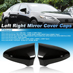 2Pcs Side Mirror Caps for Lexus IS GS LS ES RC F-Sport (2013–2020) Glossy Black