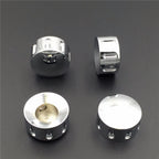 Chrome Grooved Bolt Toppers Caps for Harley Twin Cam Dyna Softail Road King