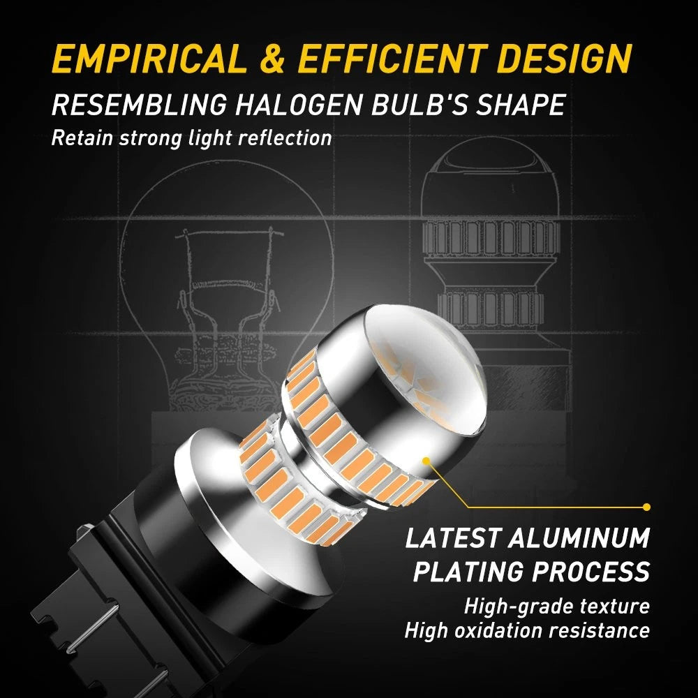 2X 3157 LED Amber Yellow Turn Signal Light Bulbs for [Make Model] ([YYYY–YYYY])