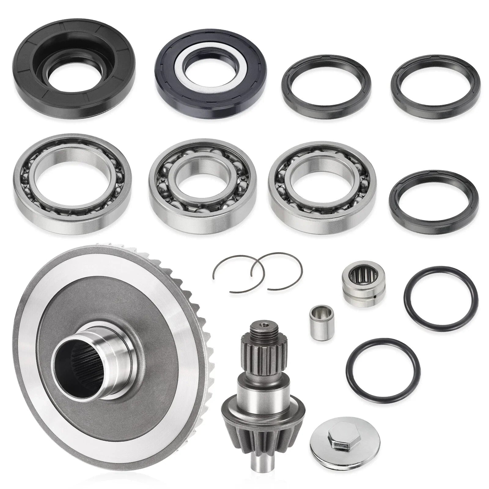 Rear Differential Rebuild w/ Gear Kit for Honda Recon 250 TRX250 (1997–2023)