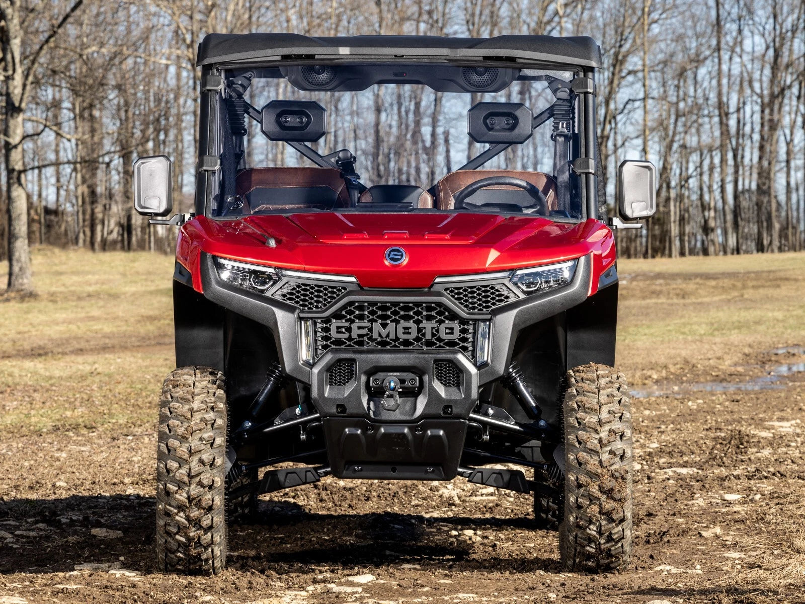 Pro-Scratch Resistant Full Windshield for CFMoto UForce U10 (2019–2023)