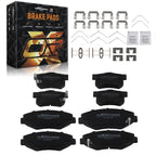 Set of 4 Front & Rear Brake Pads Kit for Honda Element CR-V (2002–2011) P914 P536