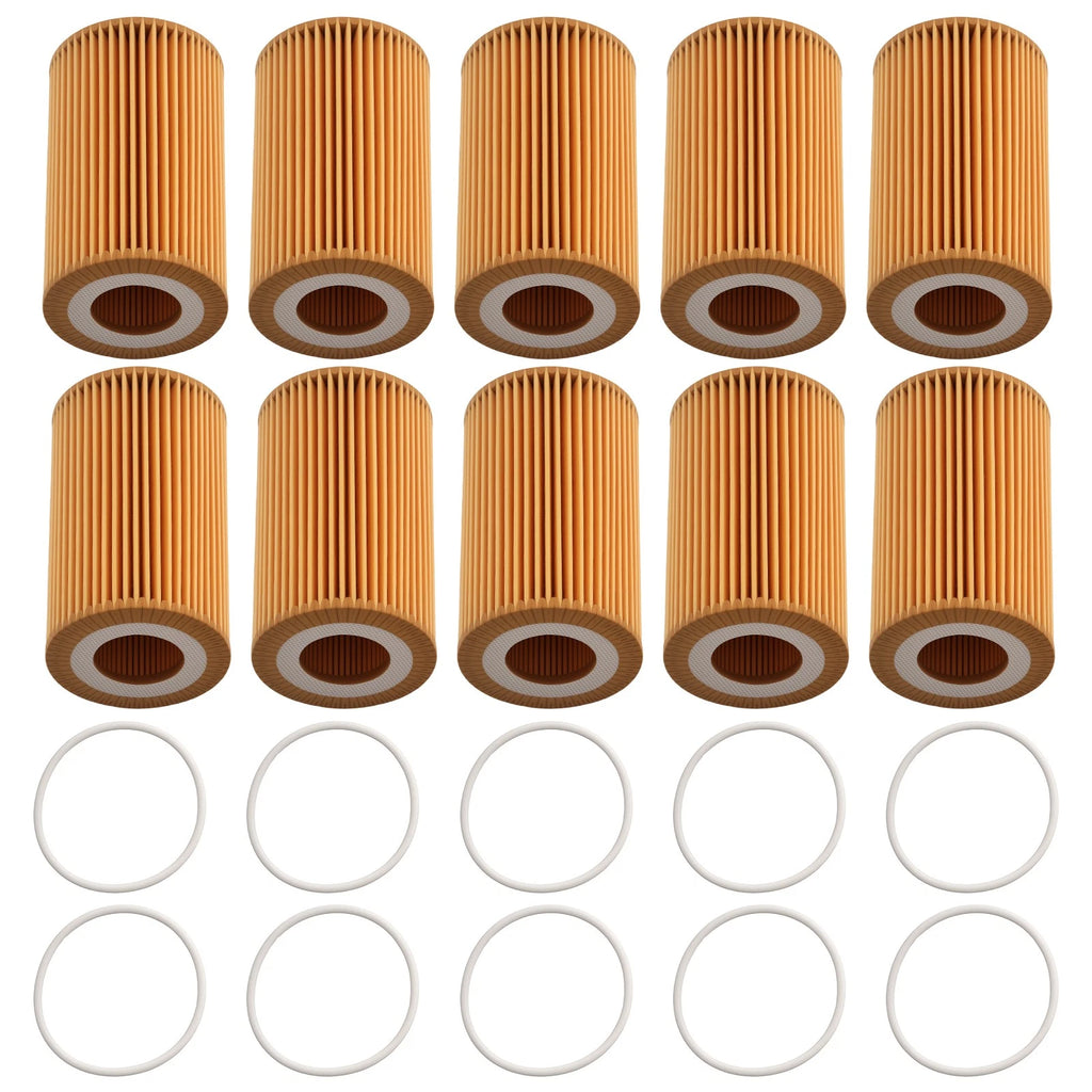 10x Oil Filter Assembly for Audi A6 A7 A8 Q7 2.0L 3.0L (2016–2019) 06E115562E