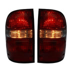 Set of 2 Red Smoked Tail Lights for Toyota Tacoma (2001–2004)