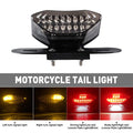 LED Turn Signals Brake Integrated License Plate Tail Light for Universal Motorcycle