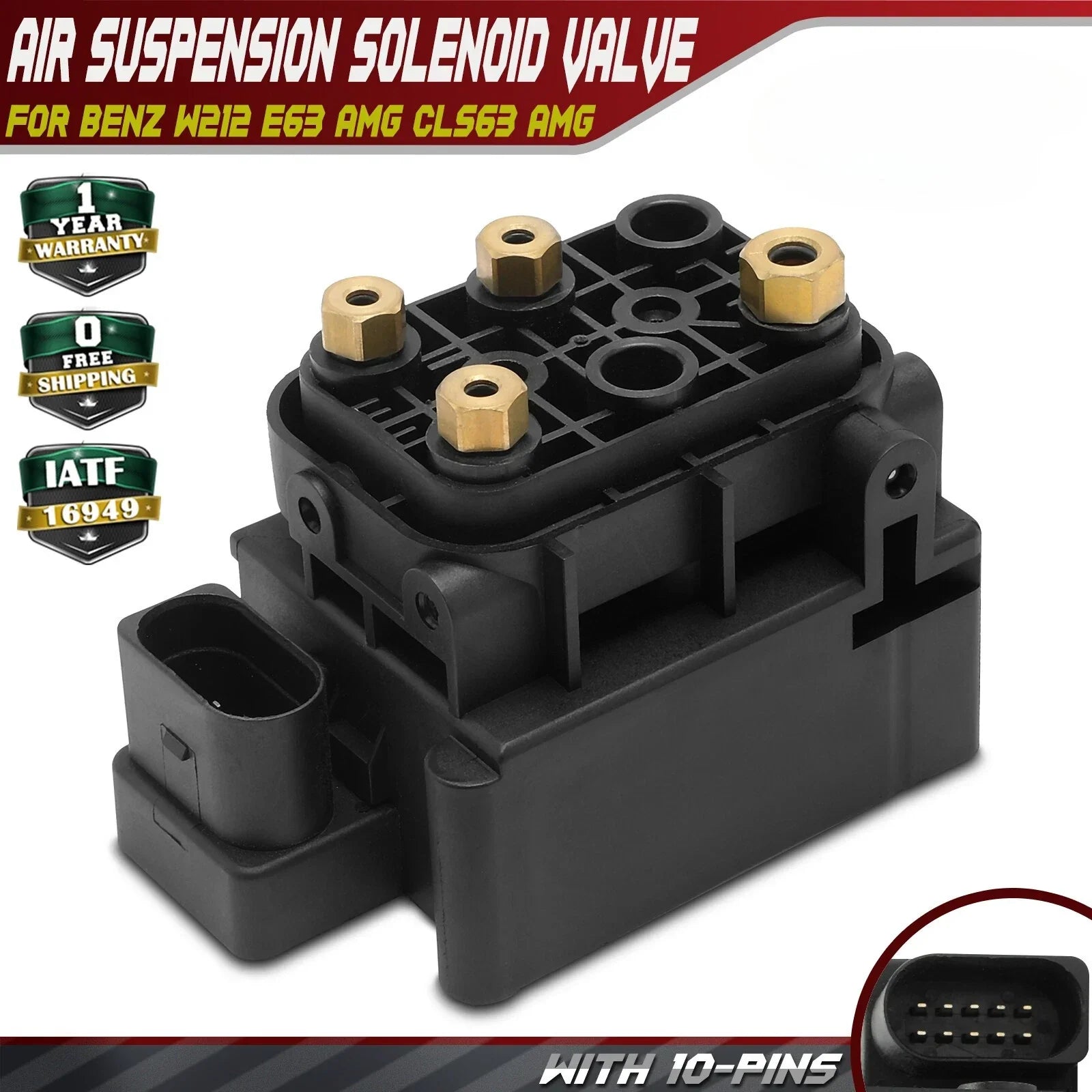 Air Suspension Solenoid Valve Unit for Mercedes W212 E63 AMG / CLS63(2014–2015)