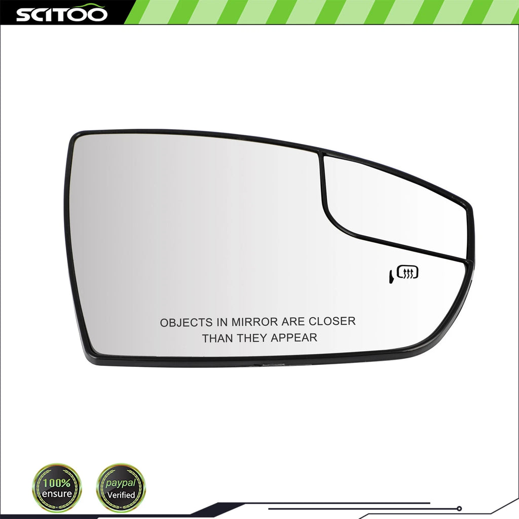 Heated Right Side Mirror Glass for Ford Escape (2013–2016)