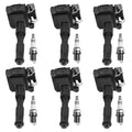 Set of 6 Ignition Coils & Iridium Spark Plugs for NSX E36 E46 L6