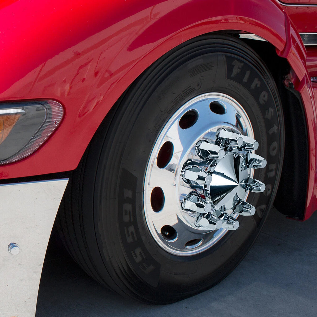 Chrome Lug Nut Covers Original Style 33mm Thread On for Toyota (2005–2024)