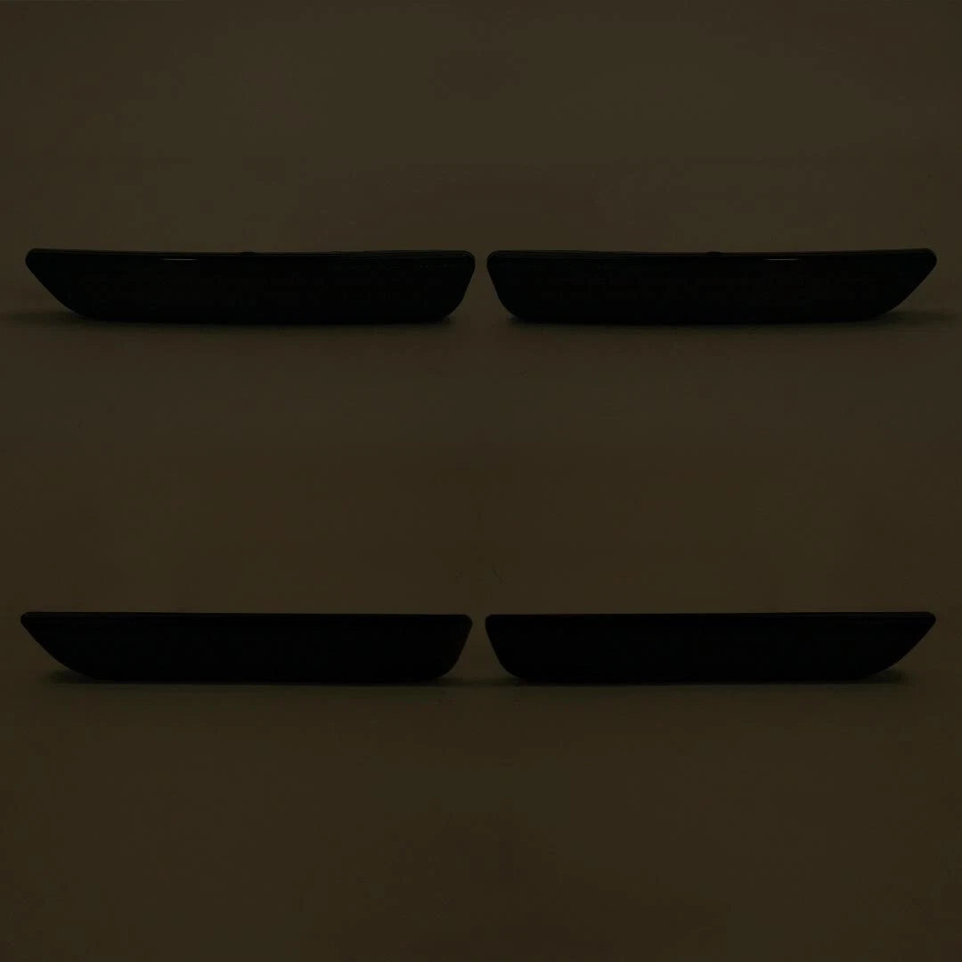 Set of 4 LED Side Marker Lights for Ford Mustang (2010-2014) Smoke