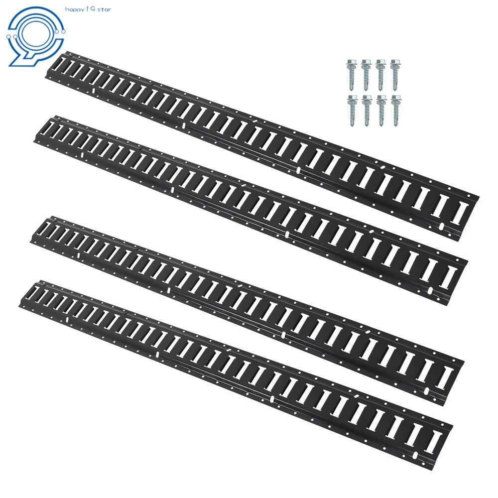 Set of 4 E-Track Tie-Down Rails for Various Models 
