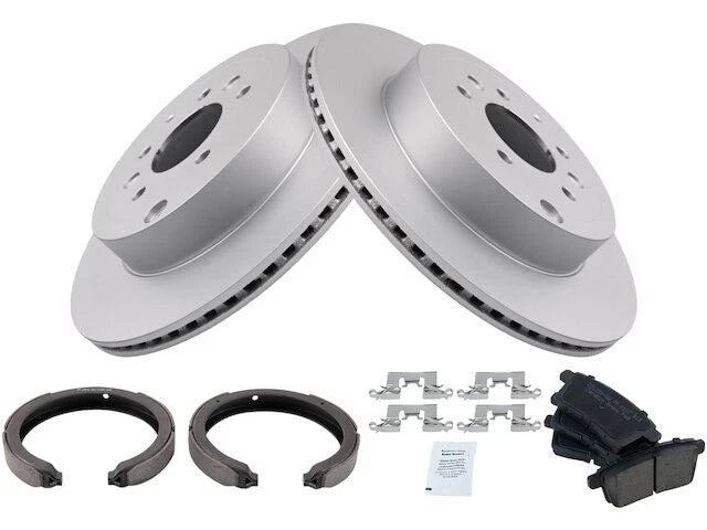 Rear Brake Pad Rotor and Parking Brake Kit for Mazda CX-9 (2007–2012) JJ648PY