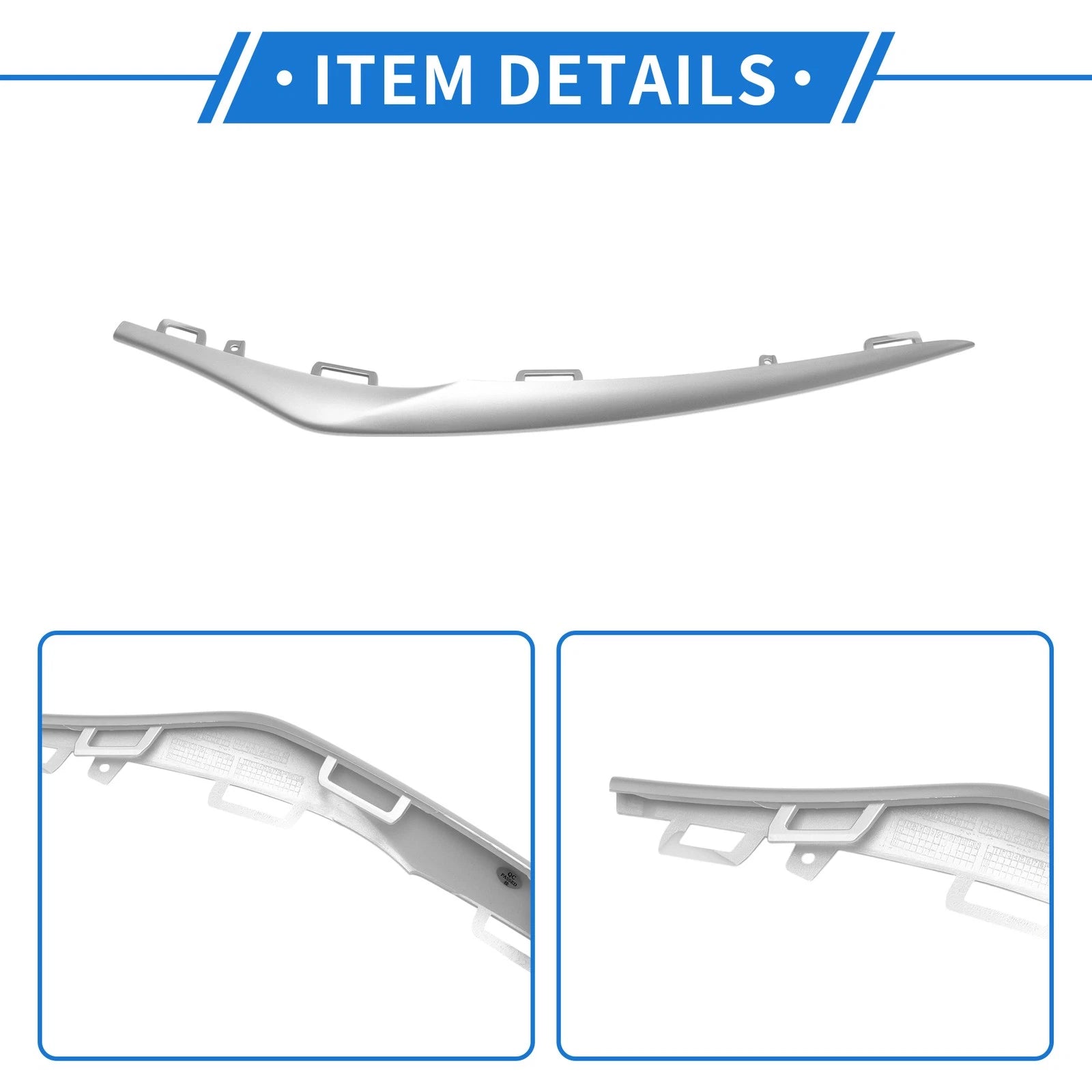 Bumper Grille Trim Garnish No.1178854700 for Mercedes-Benz CLA (2017–2019)