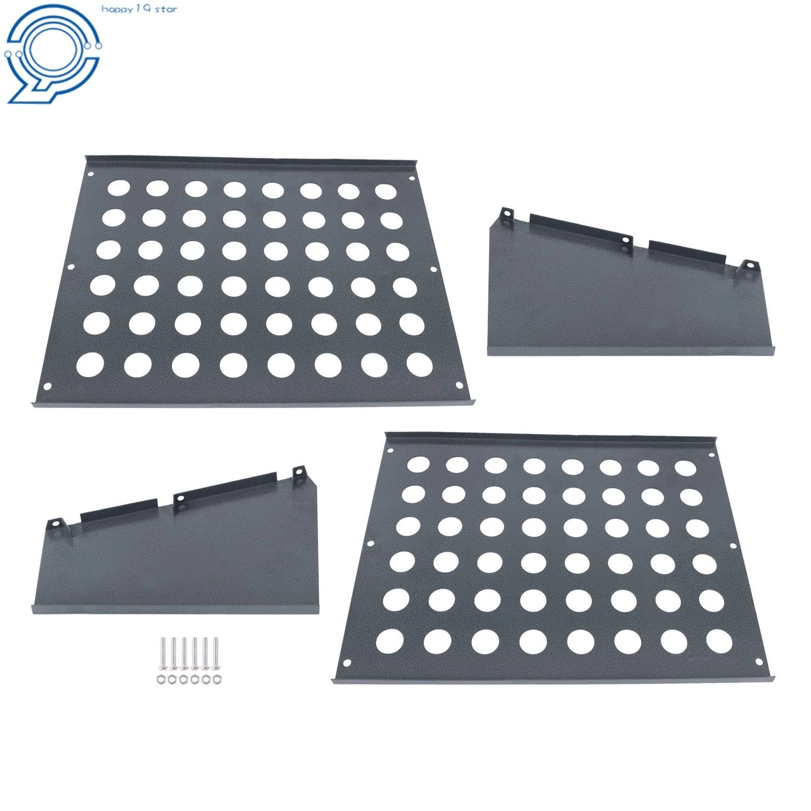 48 Capacity R8 Collet Cabinet for Workshop Organizer (0.98" Hole Diameter)