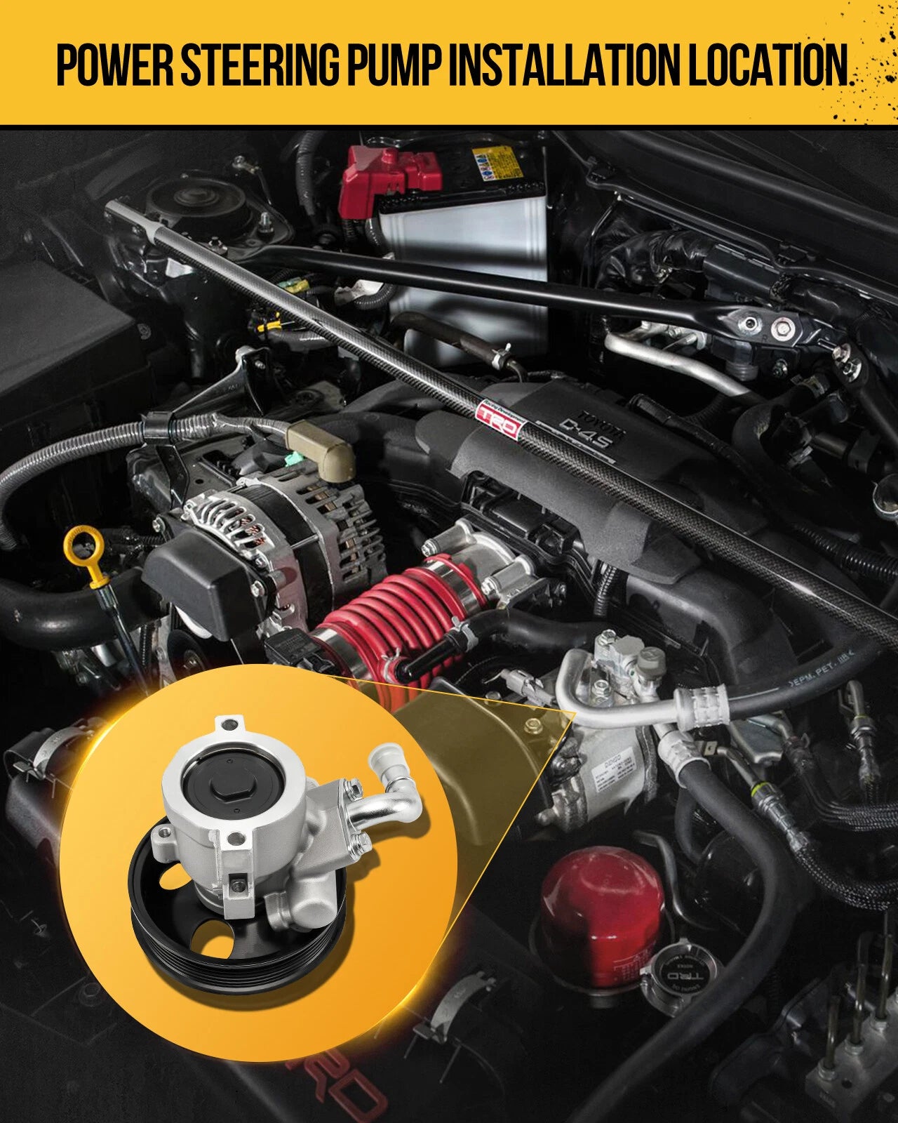 Power Steering Pump for Honda Accord Crosstour (2010–2012)