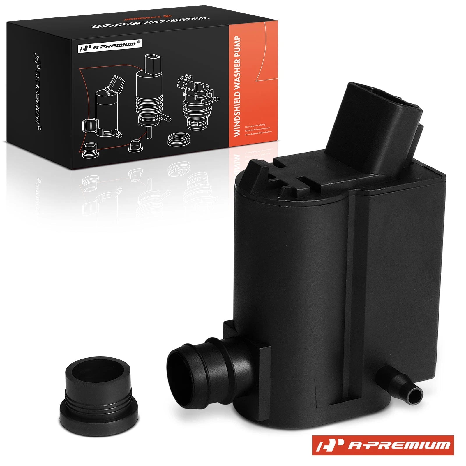 Windshield Washer Pump with Grommet for Toyota (2010-2018)