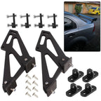 Set of 2 CNC Rear Wing Trunk Racing Tail Spoiler Legs Mount Brackets for Universal Car