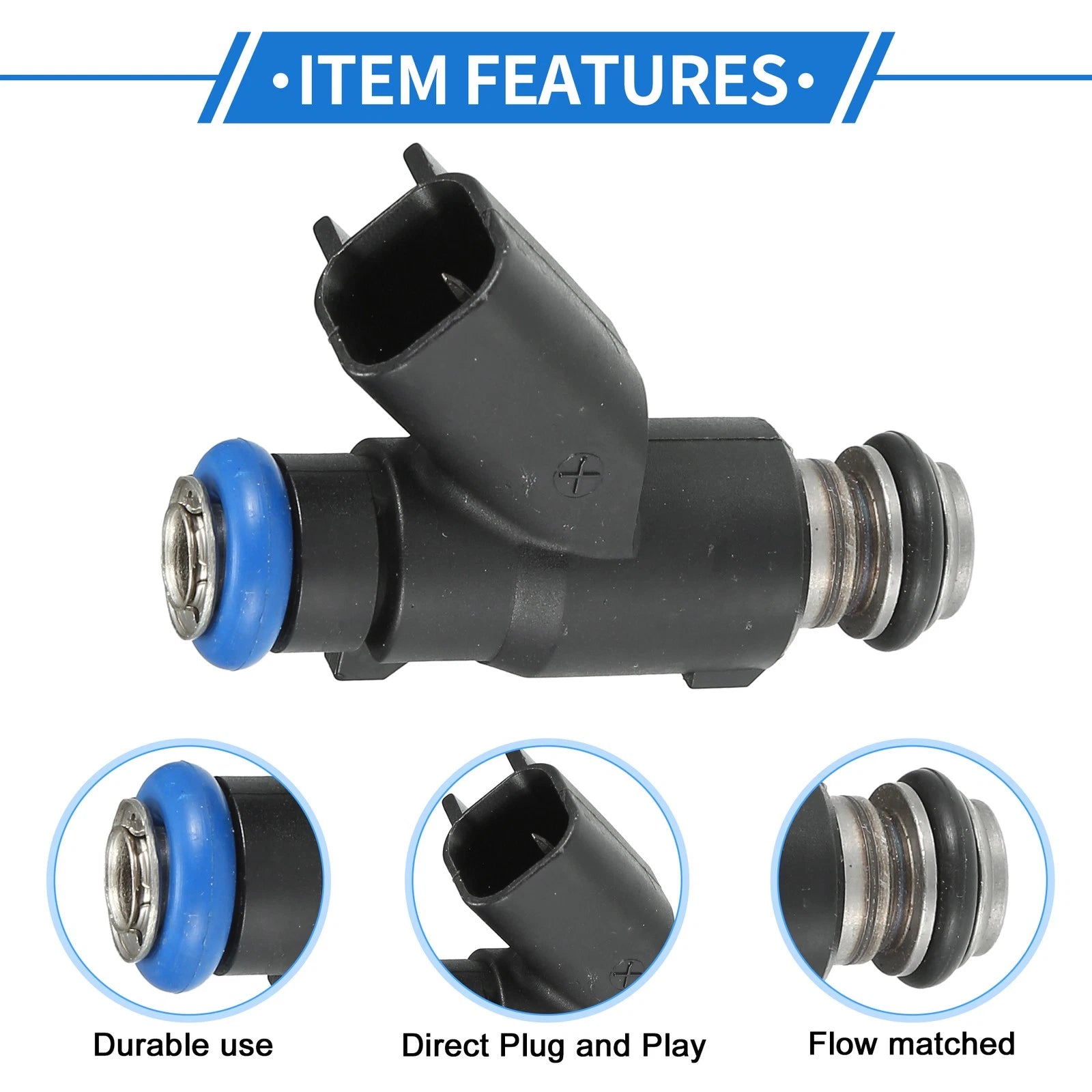 Fuel Injector for Mitsubishi Junjie (2000–2016) 1.8L L4 634149643745