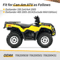 Set of 2 Front Shocks for Can-Am Outlander 330 2005, 400 2005-2014 706200658