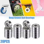 20pcs 608ZZ Deep Groove Ball Bearings for Various Models 