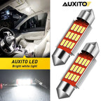2X C5W 6418 LED 36MM Festoon License Tag Light Bulb 6000K