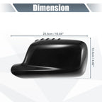 Left Side Mirror Cover Cap Gloss Black for BMW 3 Series E46 & 7 Series E65-E66