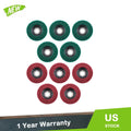 Set of 10 Flap Discs 120 & 240 Grit for Angle Grinder 4-1/2"