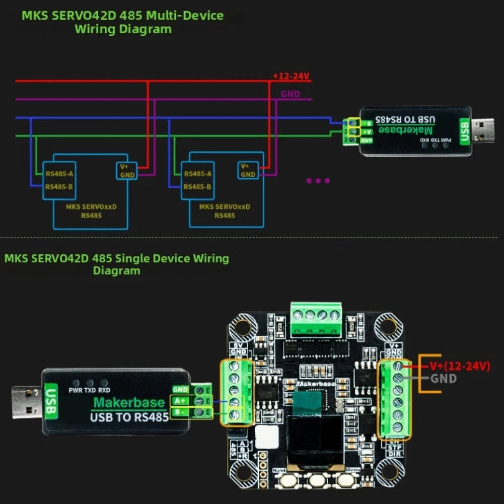 Stepper Driver ERVO42D for NEMA17 (42mm)