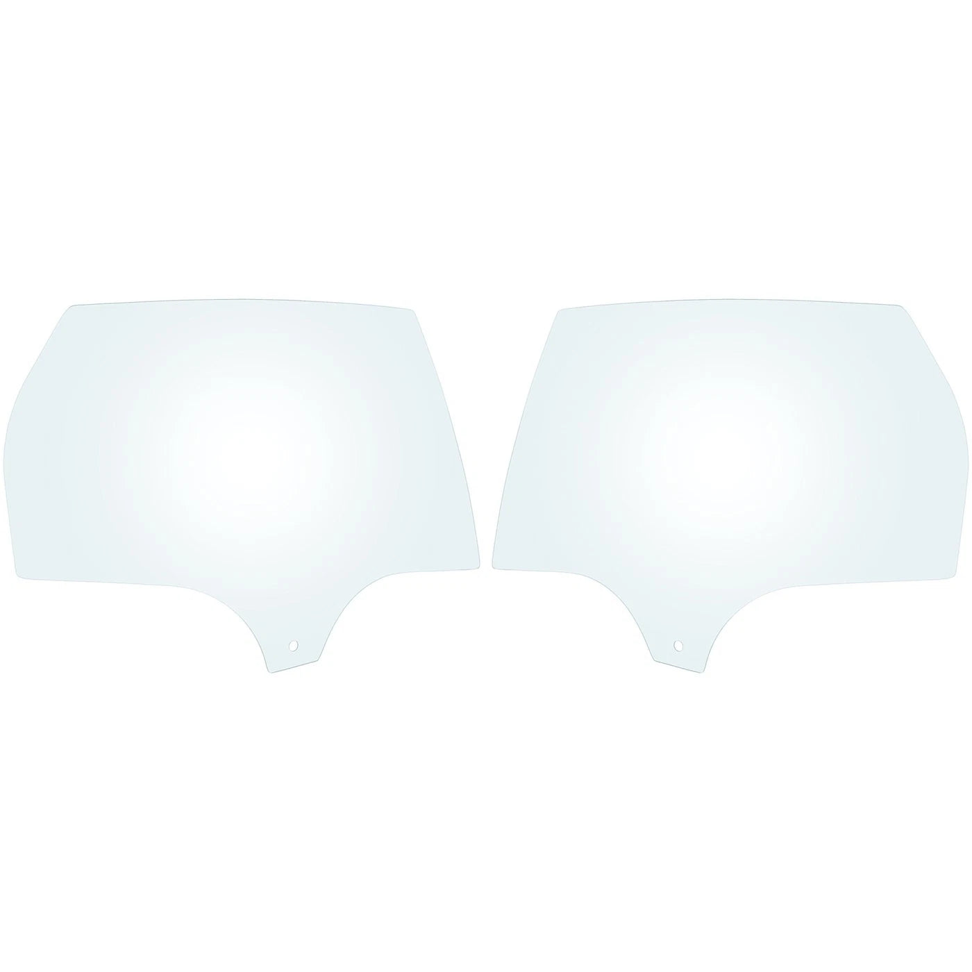 Set of 2 Rear Door Glasses for Ford Focus